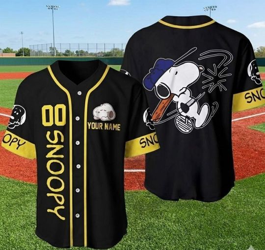 Discover Custom Cartoon Character Baseball Jersey, Team Shirt, Fan Gift, Family Matching Jersey