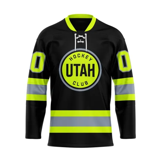 Discover Personalized Ut.ah Hockey Club Honoring Firefighters Lace Hockey Shirt Men's