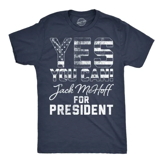 Discover Mens Yes You Can Jack MeHoff for President Funny T Shirts for Men
