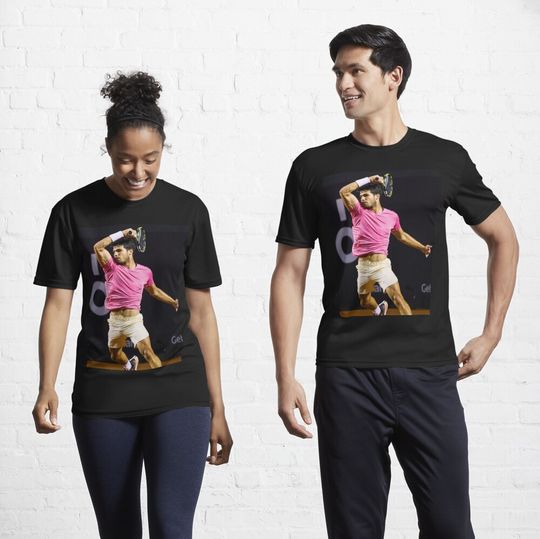 Discover Carlos Alcaraz number one Active T-Shirt