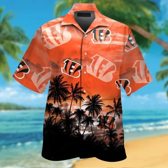 Discover Cincinnati Football Short Sleeve Button Up Tropical Hawaiian Shirt VER05