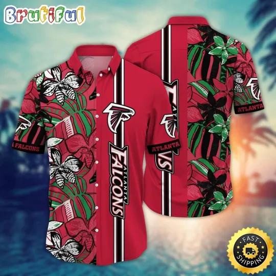 Discover football Atlanta Hawaiian Shirt Flower Chic Fashion