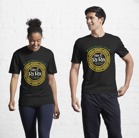 Discover 20 YEARS OF CRAIC Sin É Rí-Rá Active T-Shirt