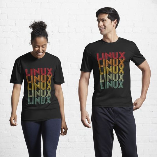 Discover Cool Unique Linux OS Design Active T-Shirt