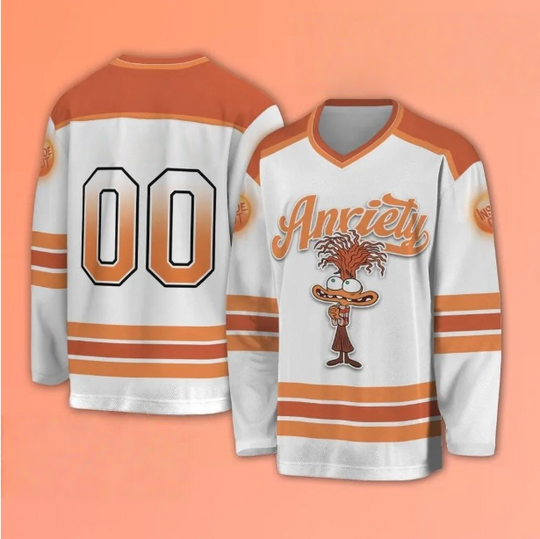 Discover Disney Men's Ice Hockey Jacket 2025 Autumn/Winter New Jersey Outdoor Sports Top Y2K Large Casual Long Sleeve T-shirt