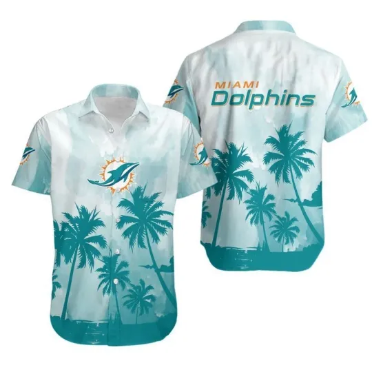 Discover Miami Football Coconut Trees football Gift For Fan Hawaiian Shirt & Short