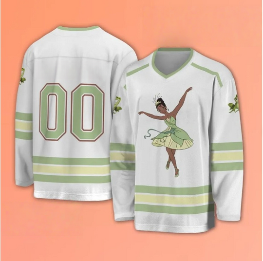 Discover Disney Princess Tiana Men's Ice Hockey Jersey