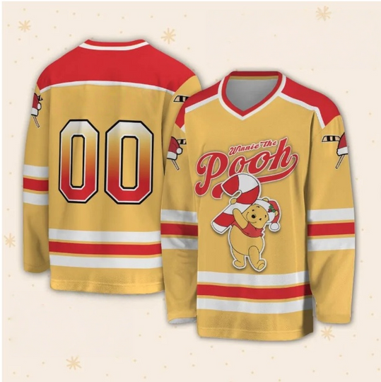Discover Disney Winnie the Pooh Men's Ice Hockey Jersey