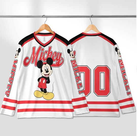 Discover Disney Misckey Mouse Men's Ice Hockey Jersey