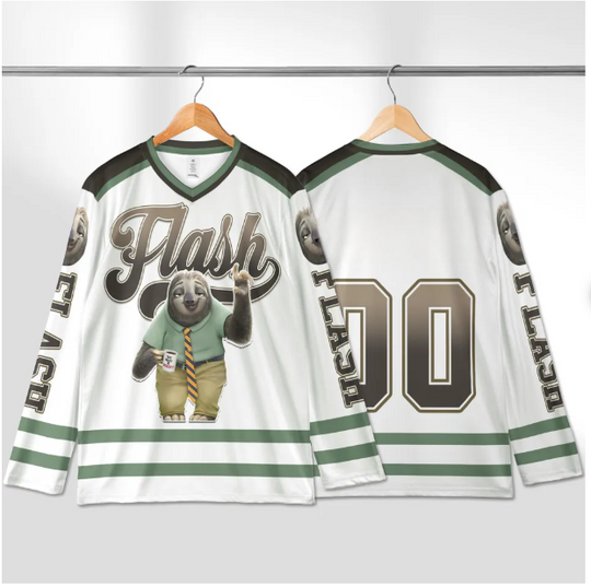 Discover Funny Sloth Men's Ice Hockey Jersey