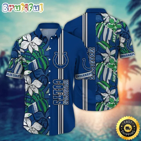 Discover football Indianapolis Hawaiian Shirt Flower Chic Fashion