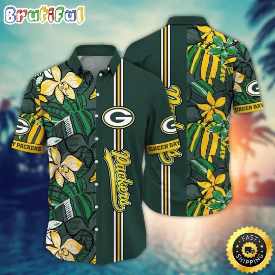 Discover football Green Bay Hawaiian Shirt Flower Chic Fashion