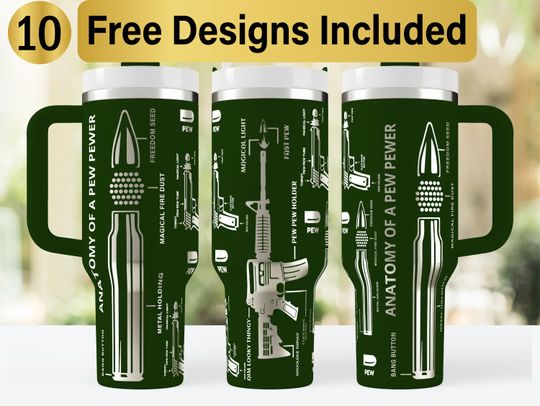 Discover 40oz Funny Bullet Tumbler Laser Svg Design, 40oz Laser Engraved Tumbler Wrap, Laser Engraving SVG, Tumbler Wrap SVG, 40 oz Tumbler Wrap,