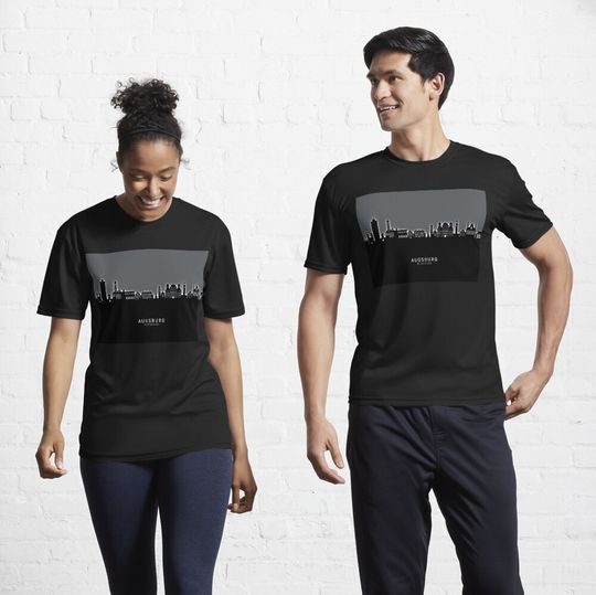 Discover Augsburg Germany Skyline Active T-Shirt