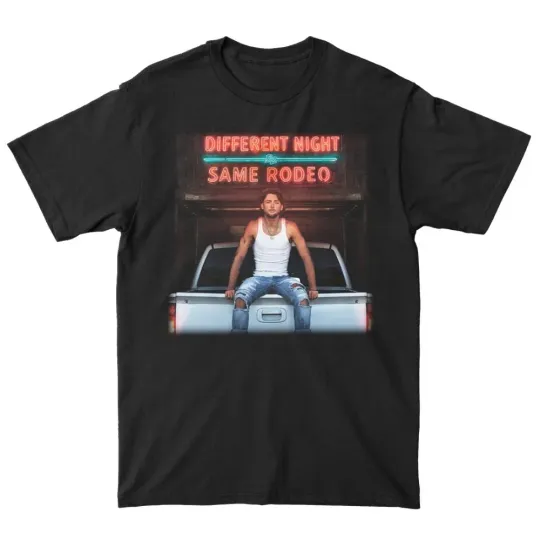 Discover Bailey Zimmerman Different Night Same Rodeo Tour 2026 T-shirt