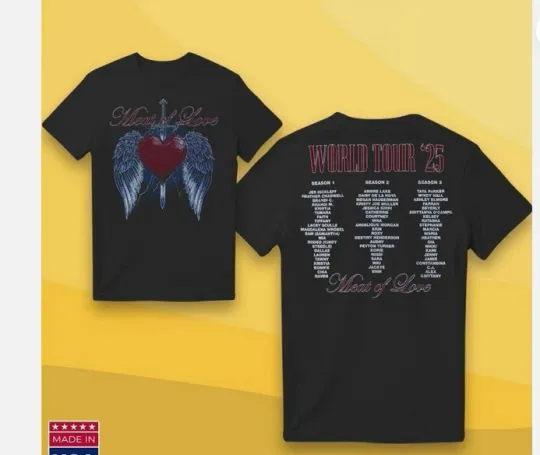 Discover Meatcanyon Meat Of Love Vintage Tour Tee 2026 Double Sided T-Shirt