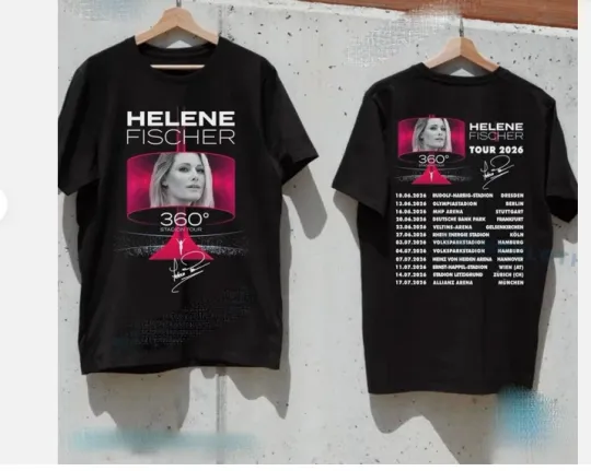 Discover Helene Fischer 360° Stadion Tour 2026 T-shirt Fans Gift