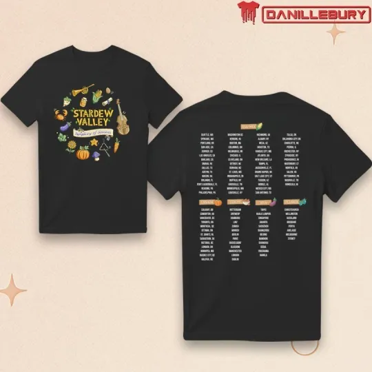 Discover Symphony Of Seasons Tour 2026 Unisex T-shirt