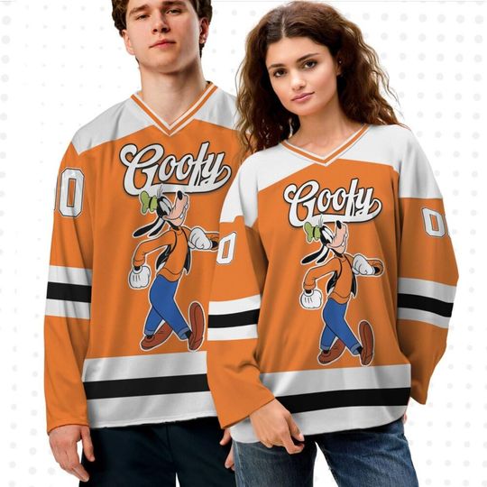 Discover Newest Winter Disney Goofy Men's Ice Hockey Jersey