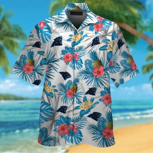 Discover Carolina Football Short Sleeve Button Up Tropical Hawaiian Shirt VER027