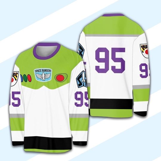 Disney Toy Story Buzz Lightyear Men's Ice Hockey Jersey