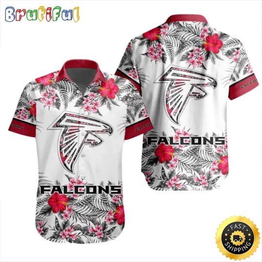football Atlanta Hawaiian Shirt Special Floral Tropical Team Spirit