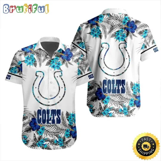 Discover football Indianapolis Hawaiian Shirt Special Floral Tropical Team Spirit