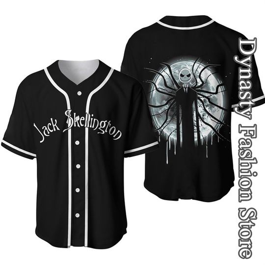 Discover The Nightmare Before Christmas Jack Skeleton Baseball Jersey for Men and Women