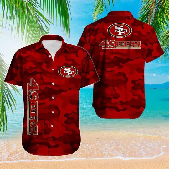 Discover San Francisco 49ers Hawaiian Shirt - Decision Day Summer Top for Fans