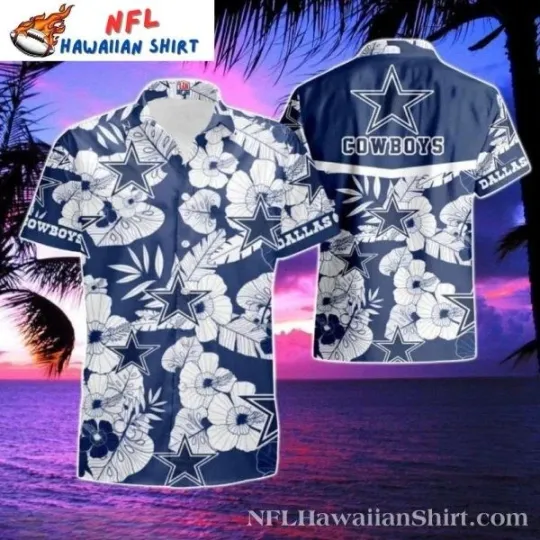 Discover Dallas Cowboys Hawaiian Shirt, Patriotic Tiki Fiesta, Aloha Hawaii