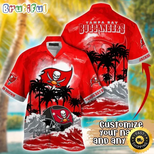 Discover Personalized Tampa Bay Football  Hawaiian Shirt Logo Aloha Shirt For Fans