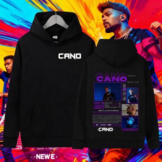 Discover 25/26 Autumn and Winter Rapper Cano Music Album Tour Hoodie Men Women Hip Hop Vintage Pullover 100% Pure Cotton Printed Hoodie