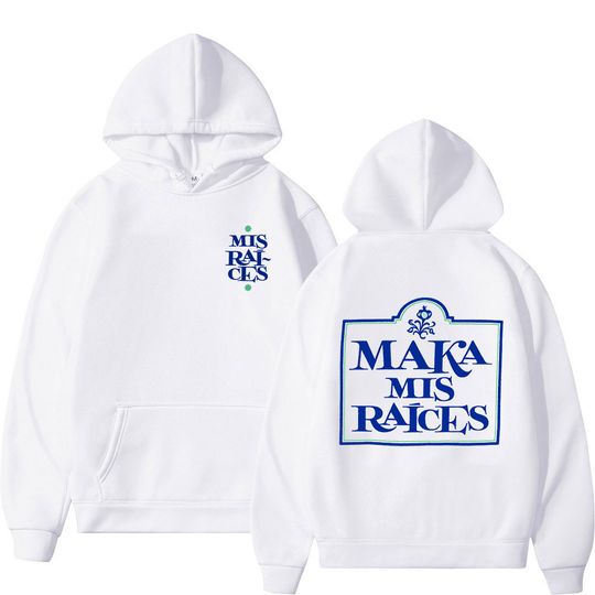 Discover Rapper Maka Mis Raíces 2025 Tour Merch Hoodies Men Women Clothing Fashion Hip Hop Hooded Sweatshirt Casual Oversized Hoodie