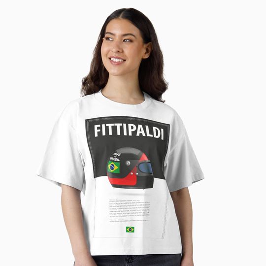 Discover Emerson Fittipaldi Helmet Boxy T-Shirt