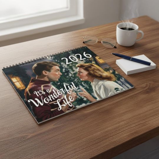 Discover Its a Wonderful Life 2026 Wall Calendar