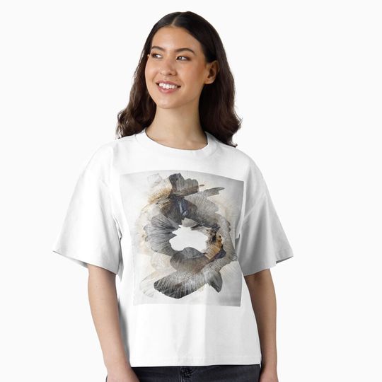 Discover Halo Glitch Boxy T-Shirt