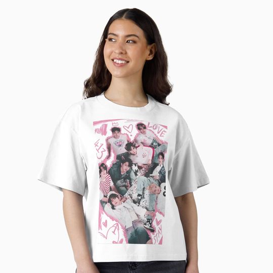 Discover Stray Kids is my family Stay SKZ KPOP ot8 safe place Christmas gift  Boxy T-Shirt