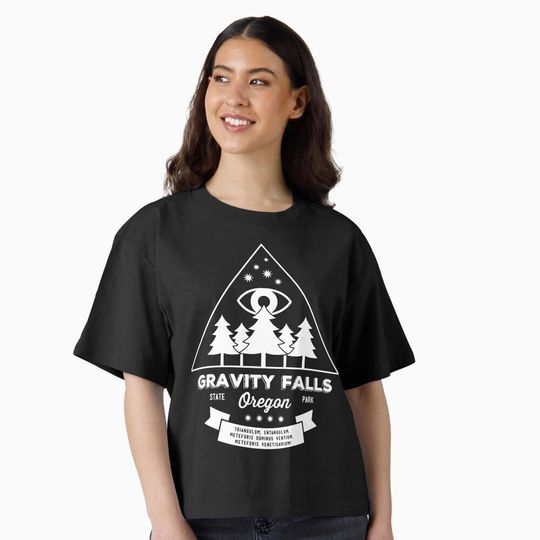 Discover Visit Gravity Falls, Oregon! Boxy T-Shirt