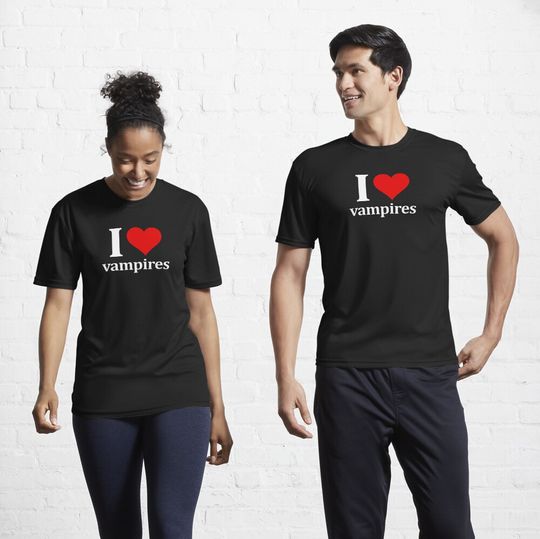 Discover I love vampires Active T-Shirt