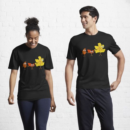 Discover Family of Leaves Active T-Shirt