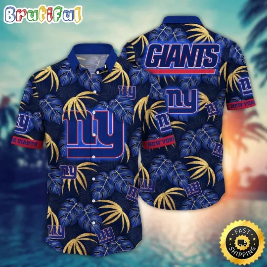 Discover football New York Football Hawaiian Shirt Flower Beachy Keen Fashion