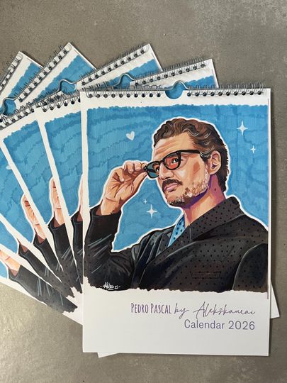 Discover 2026 Calendar Pedro Pascal