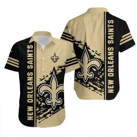 Discover New Orleans Football Hawaiian Shirt Quarter Style – football Shirt Gift For Fans