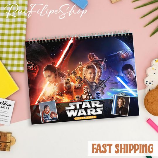 Discover Disney Movie Calendar 2026, Disney Movie Wall Calendar, New Year Room Decor