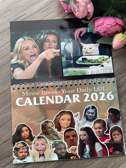 Discover 2026 Meme Calendar: Funny Sarcastic Daily LOL Planner