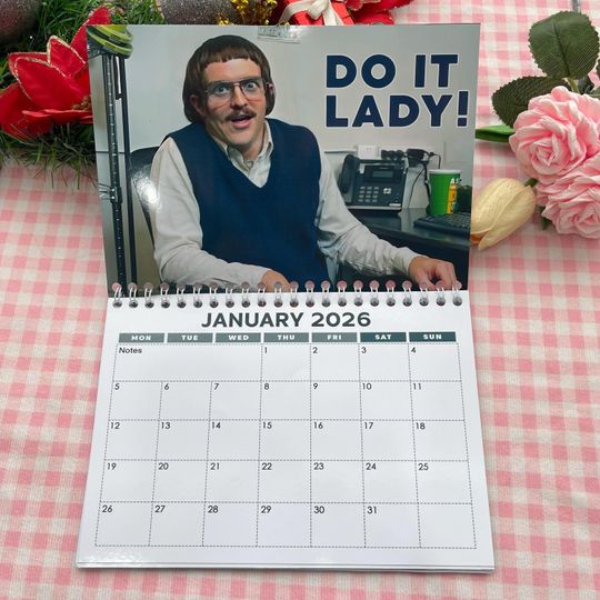 Discover Do It Lady 2026 Wall Calendar, Retro Chit Lady Calendar, Funny Humor Motivational Calendar, Humorous Saying Gift NNA
