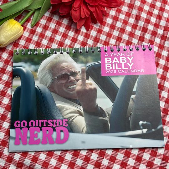 Discover Un.cle Baby Bil.ly Wall Calendar 2026, The Righteous Gemstones Fan Gift, Misbehavin Tour, Baby Billy Lover Gift
