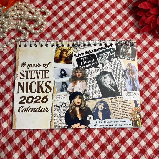 Discover Stev.iie Nick.s 2026 Wall Calendar, Celebrity Unique Holiday Gift Fans, New Year Calendar, Gift for fan