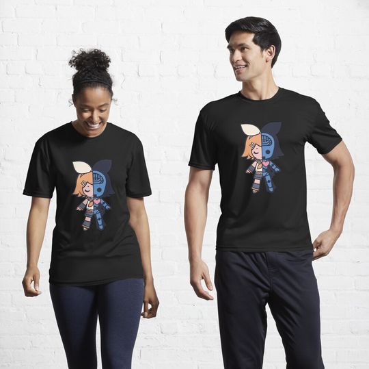 Discover Kagamine Rin Kokoro Chibi Active T-Shirt