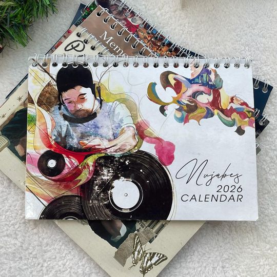 Discover Nujabes Luv(sic) Jun Seba Wall Calendar 2026 | Lofi Hip Hop Music Art Calendar | Gift for Music Lovers